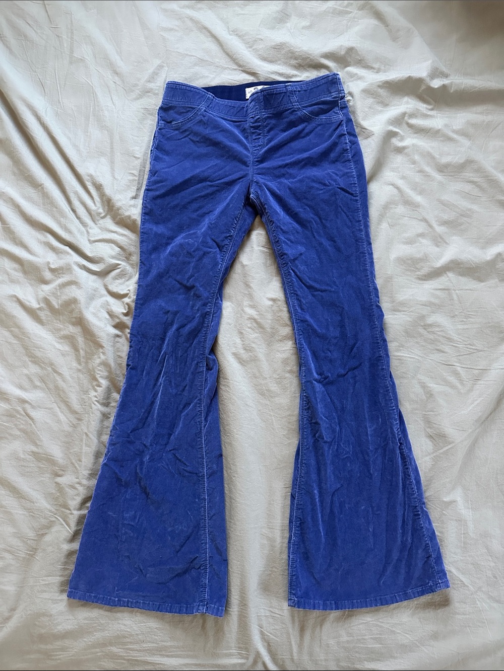 We The Free Purple Flared Corduroy Pants